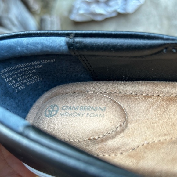 Giani Bernini memory foam comfortable slip on suede & leather shoes Sz-7.5. D - Picture 11 of 11